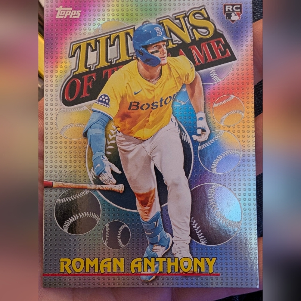 Roman Anthony '26 Topps Series 1 Baseball Titans Of The Game #TOG-9 (RC) Boston